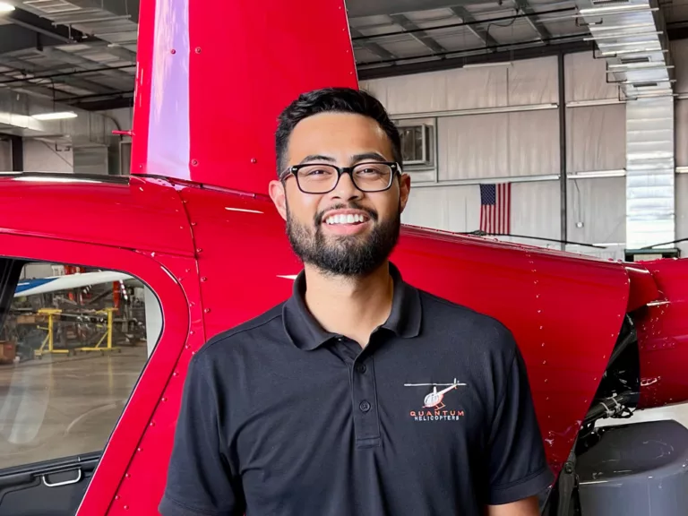 Fernan Caasi, CFII, helicopter pilot