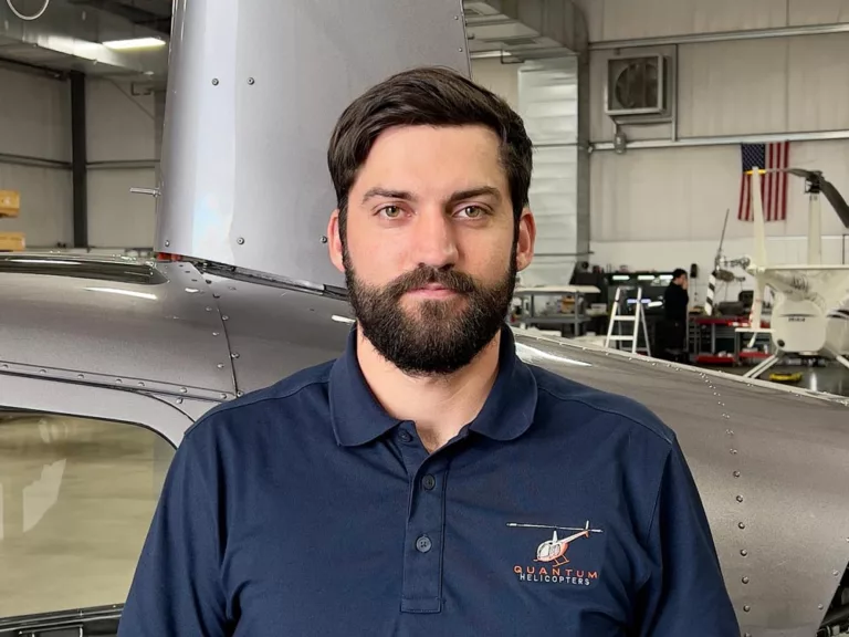 Matthew Geppert, CFII, helicopter pilot