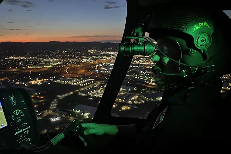 Night Vision Goggles (NVG) course at Quantum Helicopters
