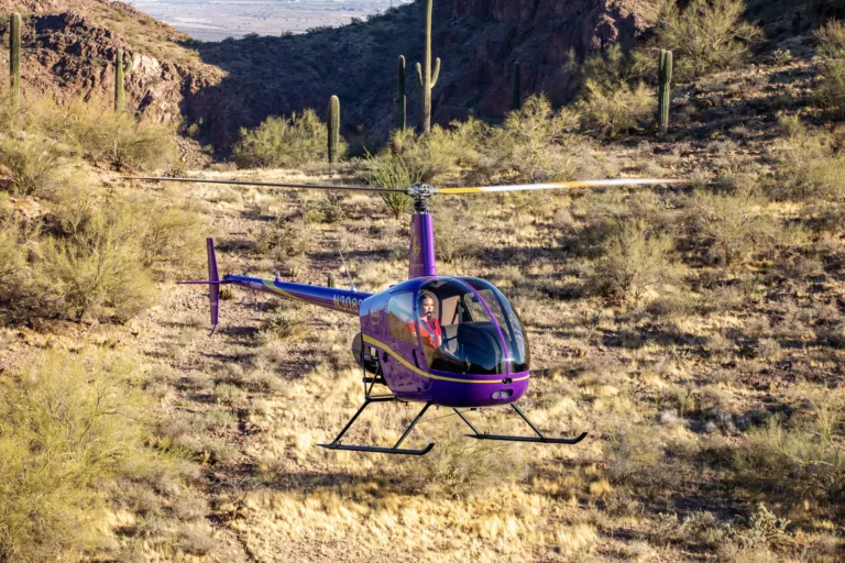 Helicopter pilot training school at Quantum Helicopters