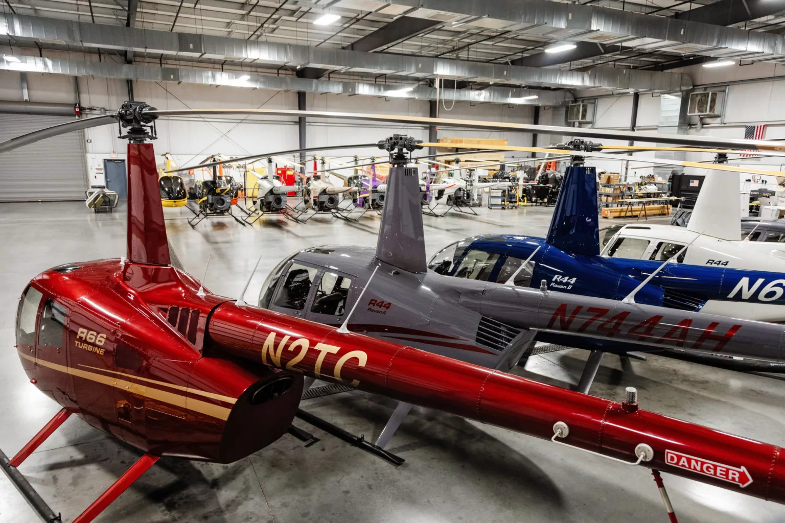 Quantum Helicopters maintenance facilities