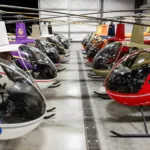 Interior of Quantum Helicopters facilities