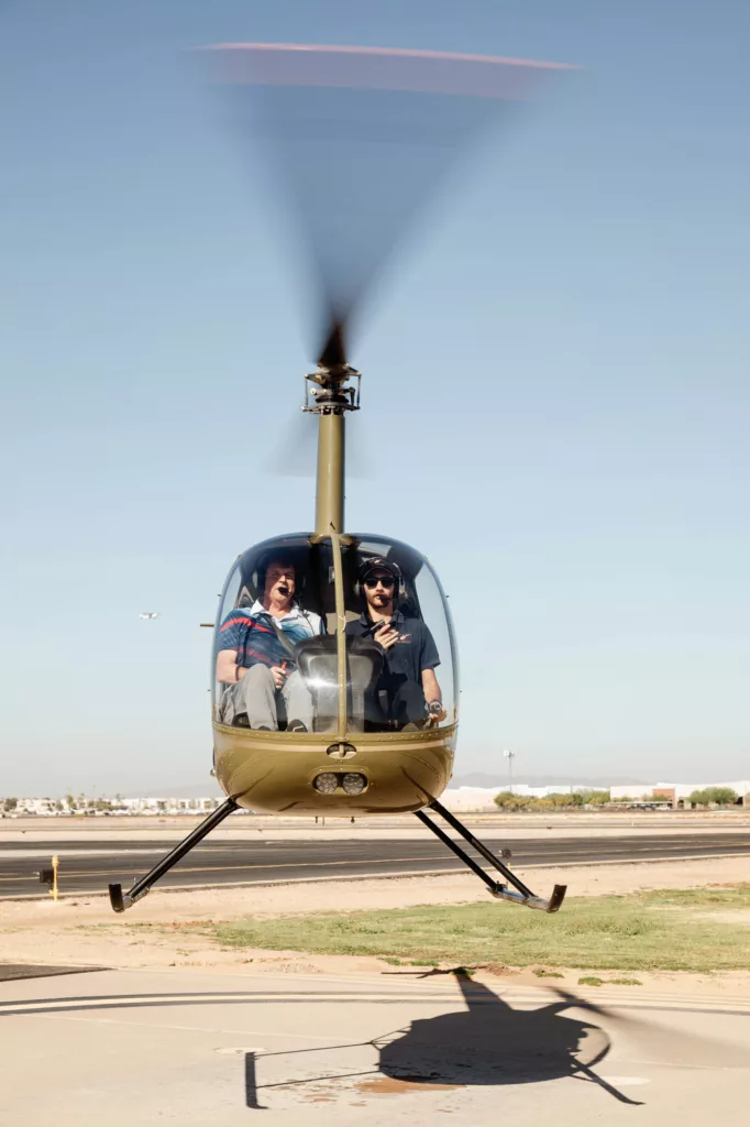 The student experience at Quantum Helicopters flight training
