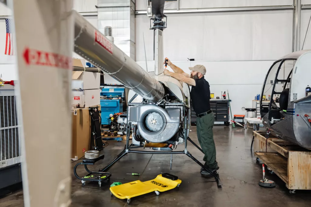 Maintenance on a Quantum Helicopters