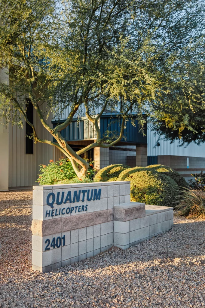 Photo of Quantum Helicopters building, a top helicopter pilot school