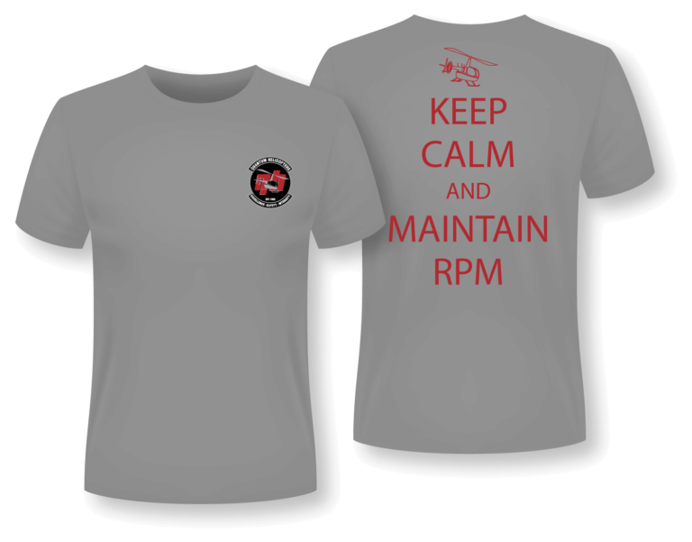 Quantum Helicopters gray shirt design 2