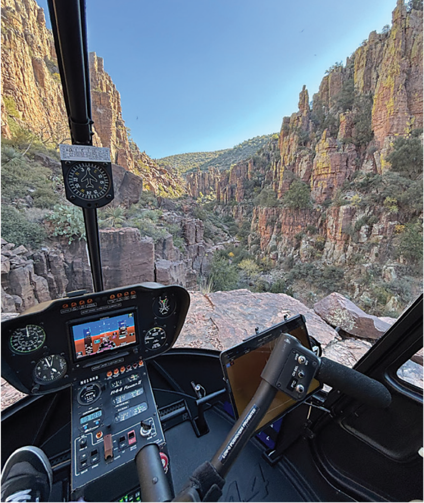 Robinson Helicopter cockpit
