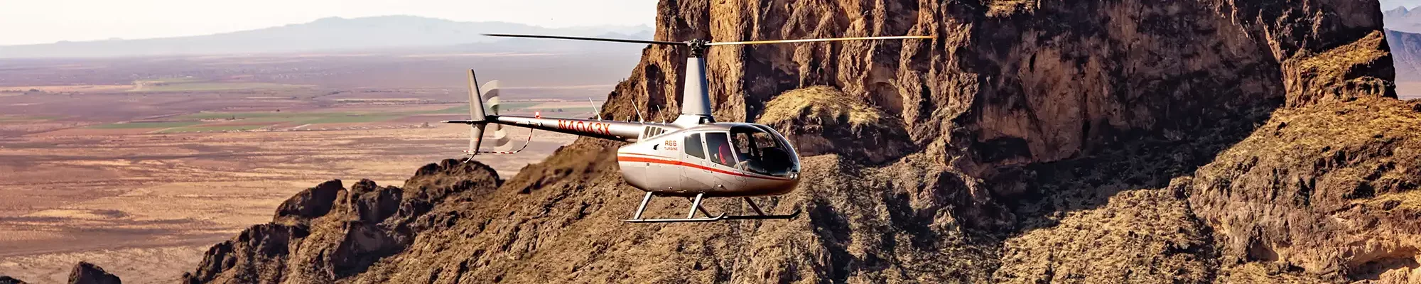 helicopter flying in Arizona